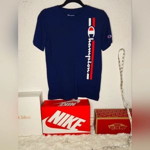 Champions blue shirt XL